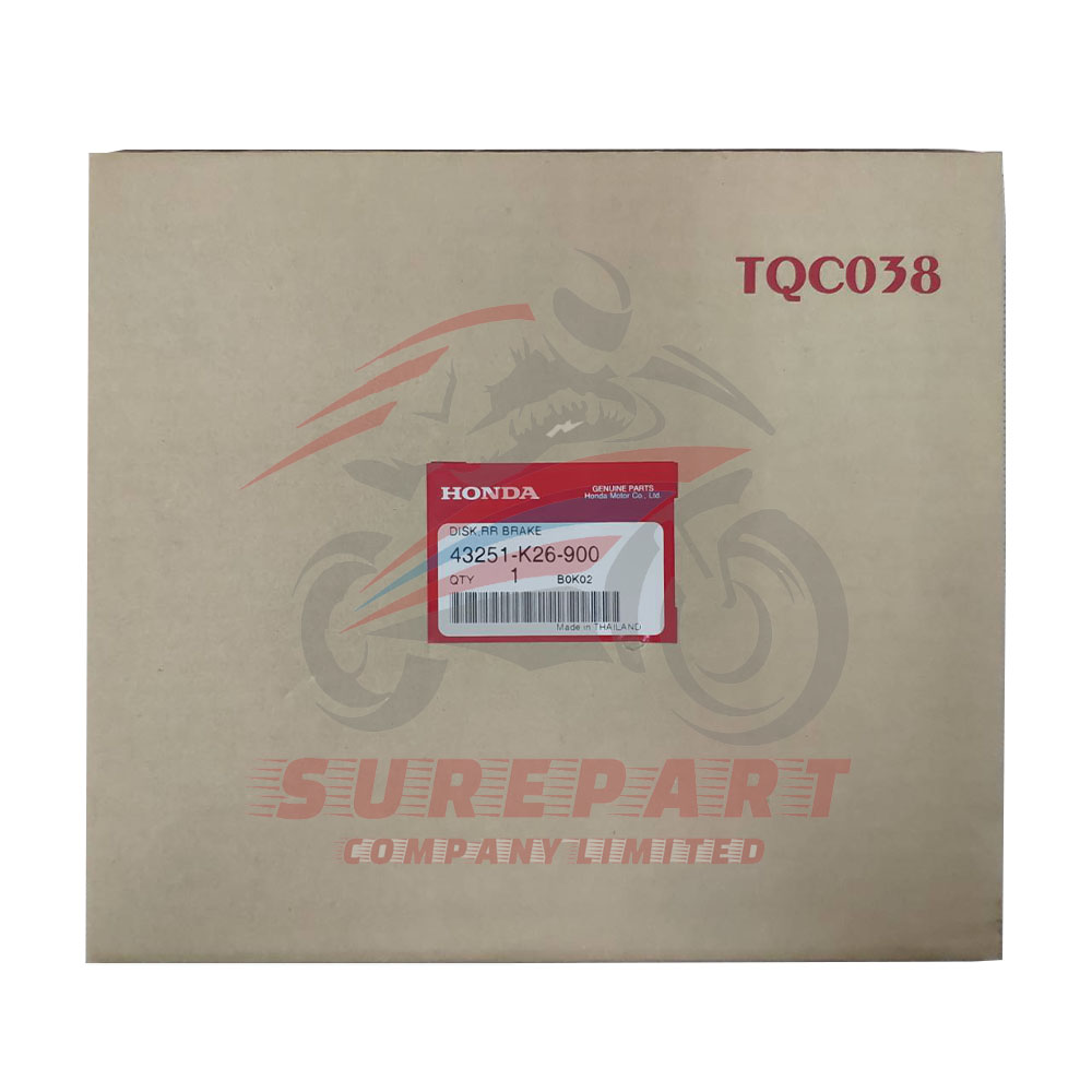 จานเบรค หลัง MSX-SF ของแท้ PartNo. 43251-K26-900 มีของพร้อมส่ง 3 43251 K26 900 3