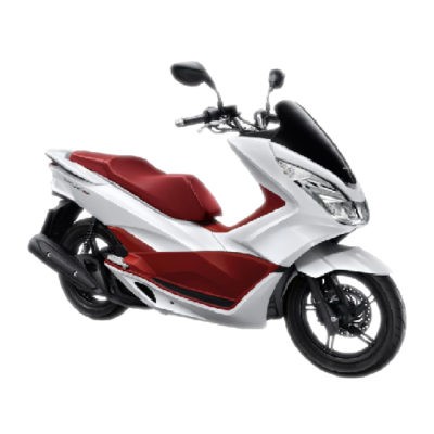 PCX150 WW150F TH (NHA87P) สีขาว-แดง W-R